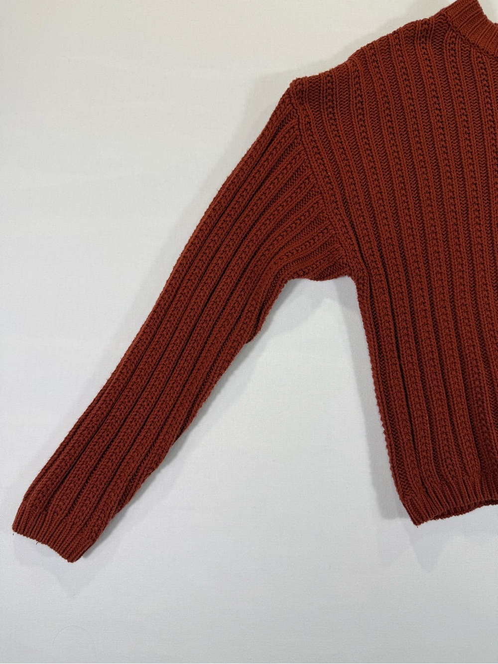 Universal Thread Rust Ribbed Crewneck Sweater - Picture 6 of 10
